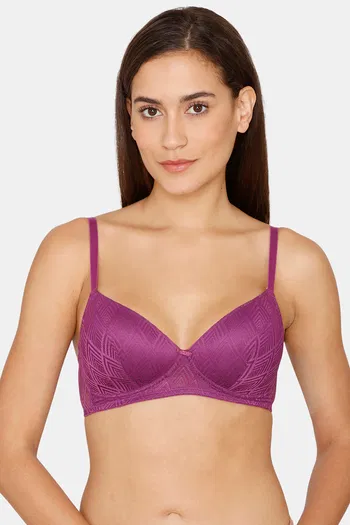 Buy Rosaline Padded Non Wired 3/4th Coverage T-Shirt Bra - Charisma