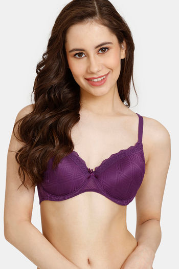 Buy Rosaline Padded Wired 3/4th Coverage T-Shirt Bra - Charisma