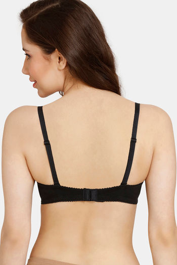 Buy Rosaline Padded Wired 3/4th Coverage T-Shirt Bra - Anthracite