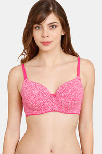 Buy Zivame Beautiful Basics Padded Wired 3/4th Coverage Strapless Bra -  Peach Pearl at Rs.907 online