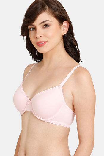 Buy Rosaline Wired Medium Coverage Push-Up Bra - Aspen Gold at Rs.799 online