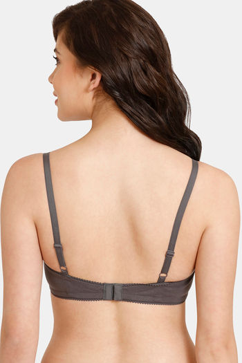 Buy Zivame Beautiful Basics Double Layered Non Wired Full Coverage Backless  Bra - Summer Fig at Rs.292 online