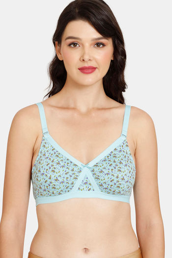 Buy Rosaline Everyday Double Layered Non Wired 3/4th Coverage T-Shirt Bra -  Island Paradise at Rs.350 online
