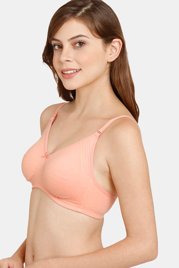 Buy Enamor Double Layered Wirefree Cami Bra - Black at Rs.349 online