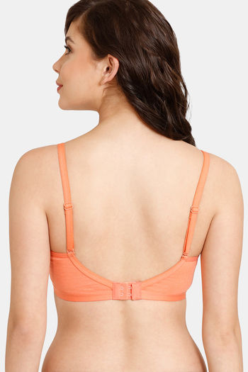 Buy Rosaline Everyday Double Layered Non Wired 3/4th Coverage Lace Bra -  Pine Grove at Rs.245 online