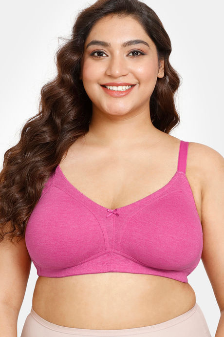 Buy Rosaline Everyday Double Layered Non Wired 3/4th Coverage T-Shirt Bra -  Yellow Butterfly Print at Rs.292 online