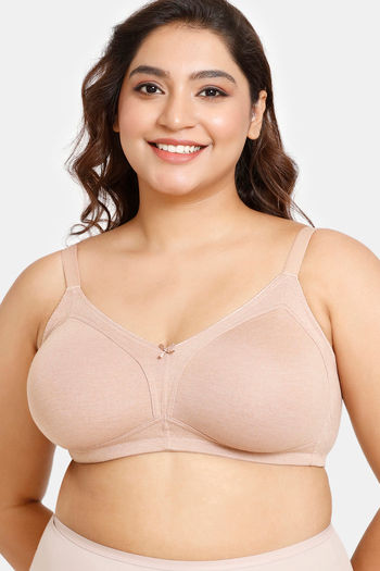 Buy Rosaline Everyday Double Layered Non Wired 3/4th Coverage Super Support  Bra - Roebuck at Rs.350 online