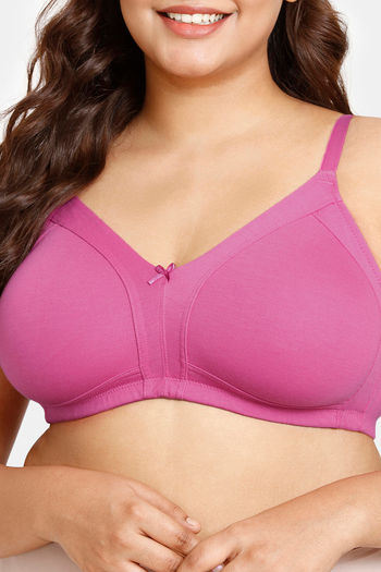 Zivame Unlined : Buy Zivame Everyday Padded Non-Wired 3-4th Coverage Lace  Bra - Fiji Flower Online