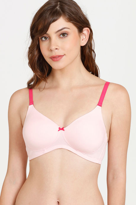 Buy Rosaline Padded Non Wired 3/4th Coverage T-Shirt Bra - Orchid Pink at Rs.320  online