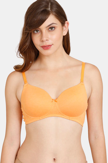 Buy Rosaline Padded Non Wired 3/4th Coverage T-Shirt Bra - Bird Of Paradise
