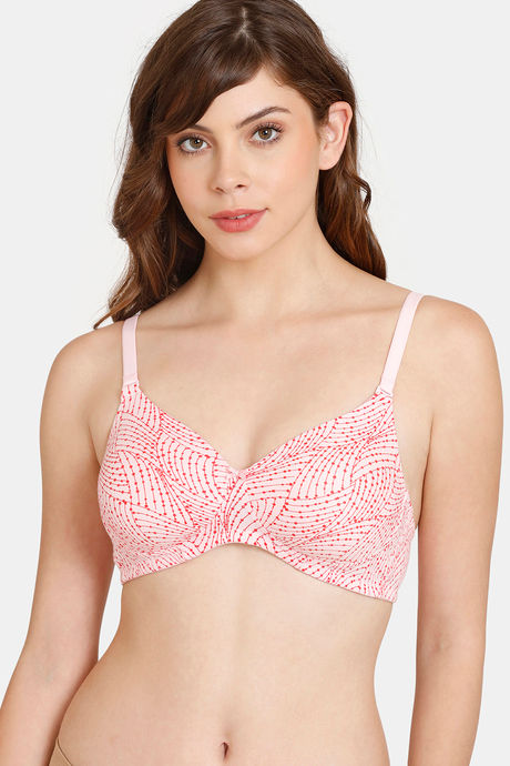 Buy Rosaline Padded Non-Wired 3/4th Coverage Lace Bra - Blue Bird at Rs.405  online