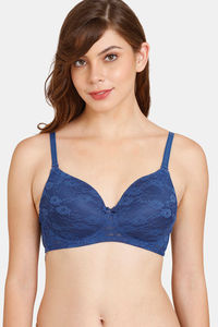 Buy Rosaline Rerooted Simplicity Padded Non Wired 3/4th Coverage T-Shirt Bra  (Pack of 2) - Green Brown at Rs.899 online
