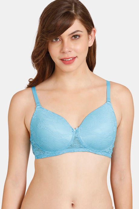 Buy Non-Wired Ribbed Lace Bras Online in Oman from Matalan