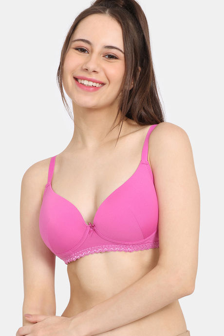 padded branded bra