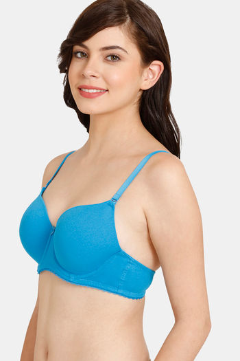 Buy Rosaline Padded Wired 3/4th Coverage Lace Bra - Festival Fuschia at  Rs.699 online