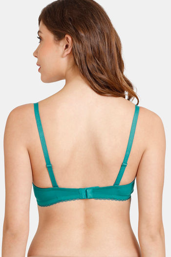 Buy Rosaline Padded Wired 3/4th Coverage T-Shirt Bra (Pack of 2) - Slate  Rose Blue at Rs.760 online