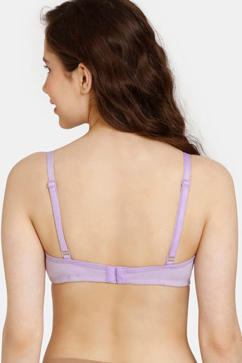 Buy Zivame Girls Double Layered Non Wired Full Coverage Bralette - Love Pink  at Rs.274 online