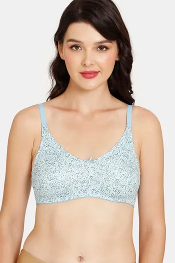 Buy Rosaline Everyday Double Layered Non Wired 3/4th Coverage T-Shirt Bra - Billowing Sail Pt