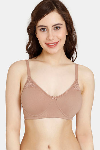 Buy Rosaline Everyday Double Layered Non Wired 3/4Th Coverage T-Shirt Bra - Roebuck