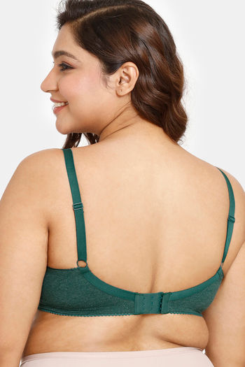 Buy Rosaline Cyber Grove Everyday Double Layered Non Wired Full Coverage  Super Support Bra - Botanical Garden at Rs.350 online
