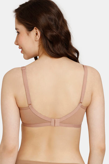 Buy Rosaline Cyber Grove Everyday Double Layered Non Wired Full Coverage  Super Support Bra - Grey Melange at Rs.439 online