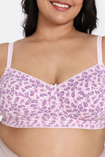 Buy Rosaline All Day Comfort Full Coverage Crossover Style Bra- Skin at  Rs.279 online