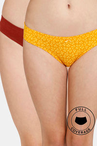 Buy Rosaline Low Rise Full Coverage Bikini Panty (Pack of 2) - Assorted