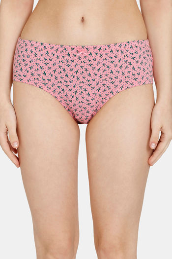 Buy Zivame Anti-Microbial High Rise Full Coverage Hipster Panty - Jacaranda  at Rs.192 online