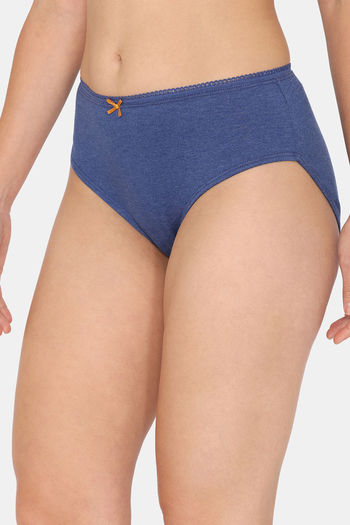 Buy Rosaline Rerooted Simplicity Medium Rise Full Coverage Hipster Panty  (Pack of 2) - Assorted at Rs.299 online