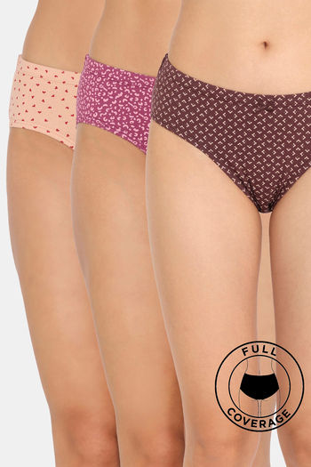 Buy Zivame Low Rise Full Coverage No Visible Panty Line Hipster -  Elderberry at Rs.445 online