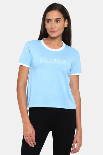 Buy Rosaline Relaxed Fit Poly Cotton T 