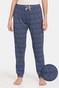 Buy Rosaline Symmetry Knit Cotton Pyjama - Ocean Cavern