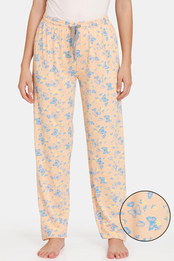 Buy Rosaline Dream Land Knit Cotton Pyjama - Apricot Ice