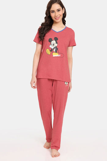 Buy Rosaline Disney Knit Cotton Pyjama Set - Rubicondo