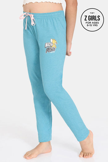 Buy Rosaline Girls Tom & Jerry Knit Cotton Pyjama - Baltic