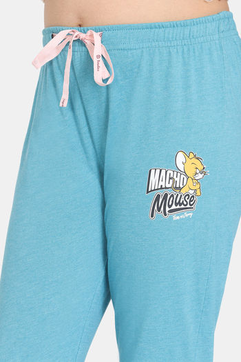 Rosaline Girls Tom Jerry Knit Cotton Pyjama Baltic