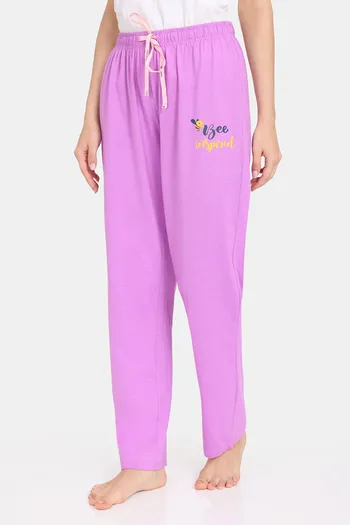 Buy Rosaline Mystic Town Knit Cotton Pyjama - Crocus