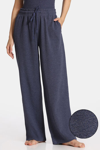 Rosaline Waffle Knit Cotton Relax Fit Pyjama Medieval Blue