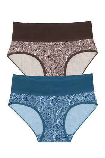 Buy Rosaline Mid Waist Tummy Tucker Panty (Pack of 2)- Skin n Blue at  Rs.399 online