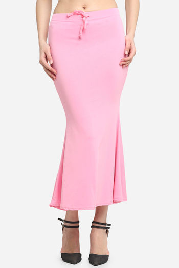 Buy Sugathari Flared Saree Shapewear - White Baby Pink at Rs.2499