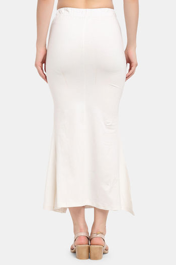 Buy Sugathari Flared Saree Shapewear - White Brown at Rs.2499 online