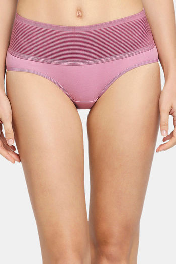 Buy Red Rose Medium Rise Full Coverage Hipster Panty - Pink at Rs.252  online
