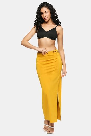Buy Red Rose Flared Saree Shapewear - Yellow at Rs.1259 online
