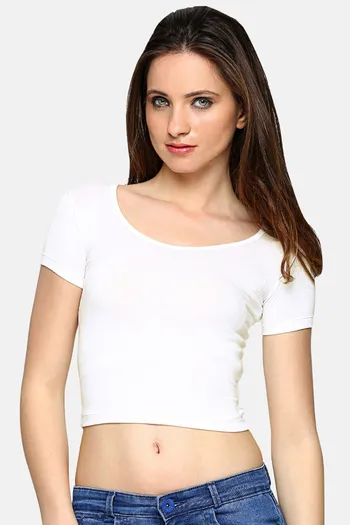 Buy Red Rose Viscose Camisole - White at Rs.417 online
