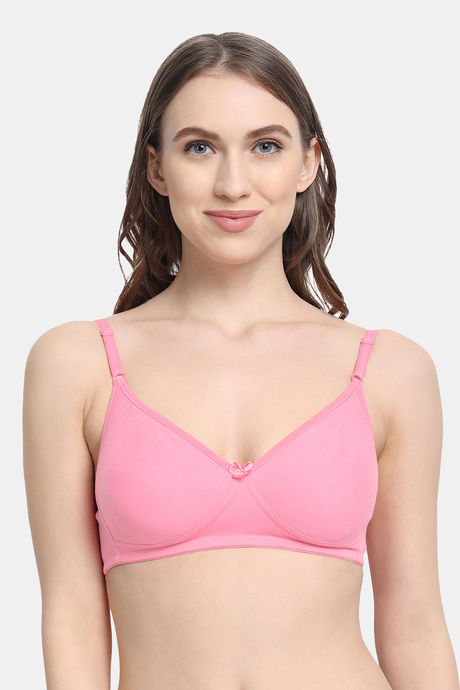 Buy LeadingLady Double Layered Invisible Bra Line Wirefree T- Shirt Bra -  Maroon at Rs.549 online