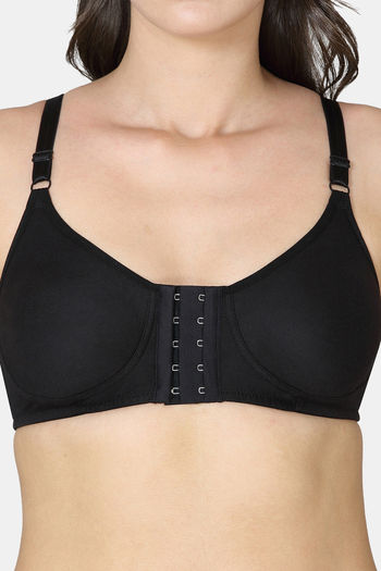 Buy VStar Double Layered Non Wired Medium Coverage Super Support Bra -  Black at Rs.363 online