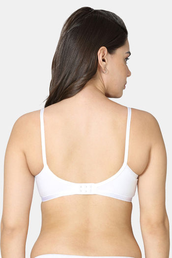 Buy VStar Single Layered Non Wired Medium Coverage Super Support Bra -  White at Rs.201 online
