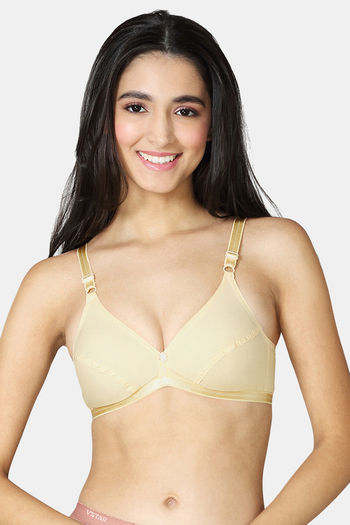 Buy Trylo Double Layered Non-Wired Full Coverage Super Support Bra -  Raspberry at Rs.415 online