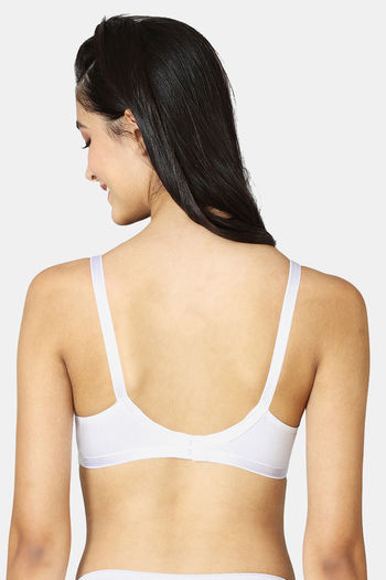 Buy VStar Single Layered Non Wired Medium Coverage Super Support Bra -  White at Rs.272 online