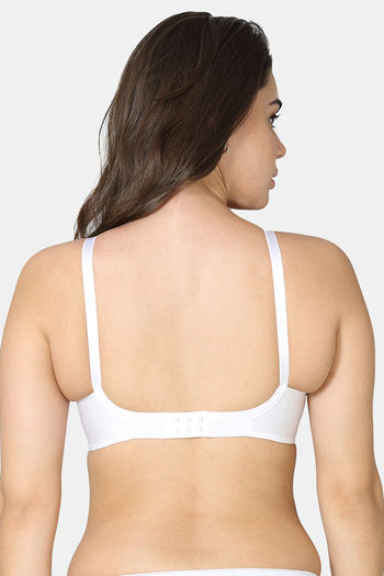 Buy VStar Single Layered Non Wired Medium Coverage Super Support Bra -  White at Rs.208 online